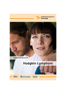 Titelbild der Broschüre "Patientenleitlinie Hodgkin Lymphom"