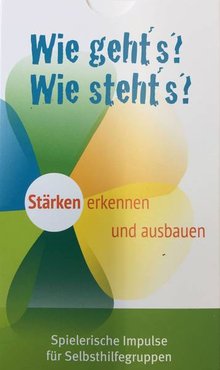 Bild des Kartenspiels "Wie geht's? Wie steht's? - Stärken erkennen und ausbauen - Spielerische Impulse für Selbsthilfegruppen"