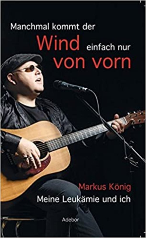 Titelbild des Buches "Manchmal kommt der Wind einfach nur von vorn - Meine Leukämie und ich"