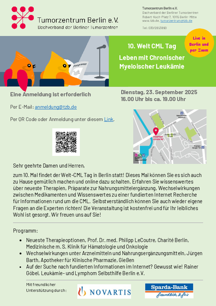 Einladungsfolder 10. Welt-CML-Tag 2025 (PDF)