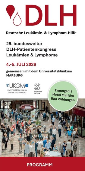 Titelseite Kongressprogramm 29. DLH-Patientenkongress Marburg - Bad Wildungen 2026