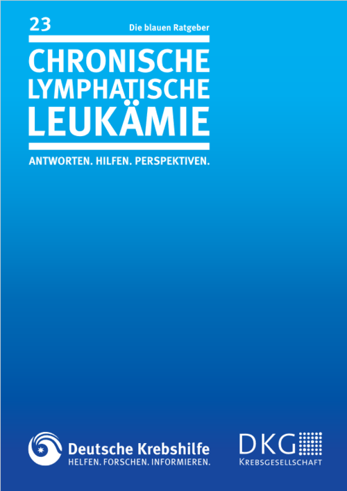 Titelbild der Broschüre "Chronische Lymphatische Leukämie"