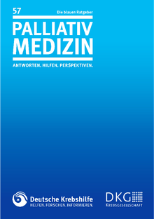 Titelbild der Broschüre "Palliativmedizin"