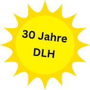 Sonnenmotiv "30 Jahre DLH"