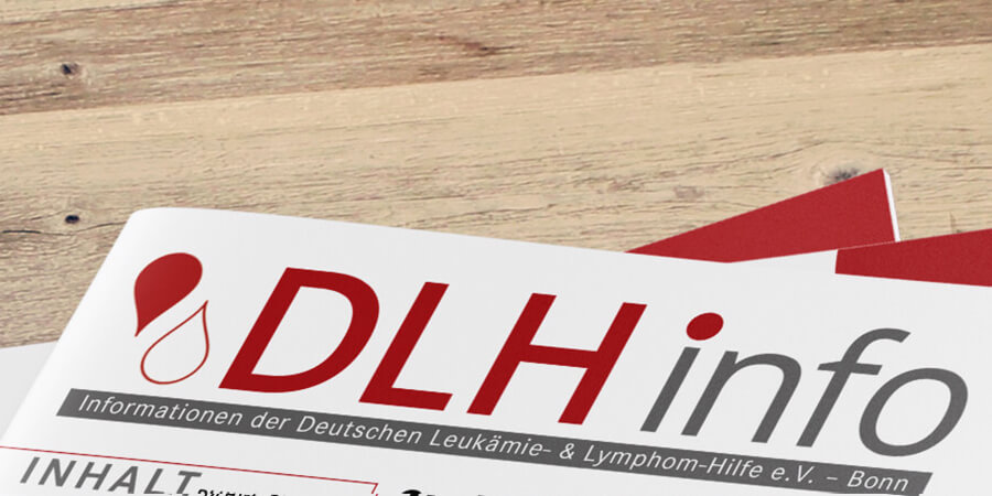 Zeitung mit dem Logo der DLH